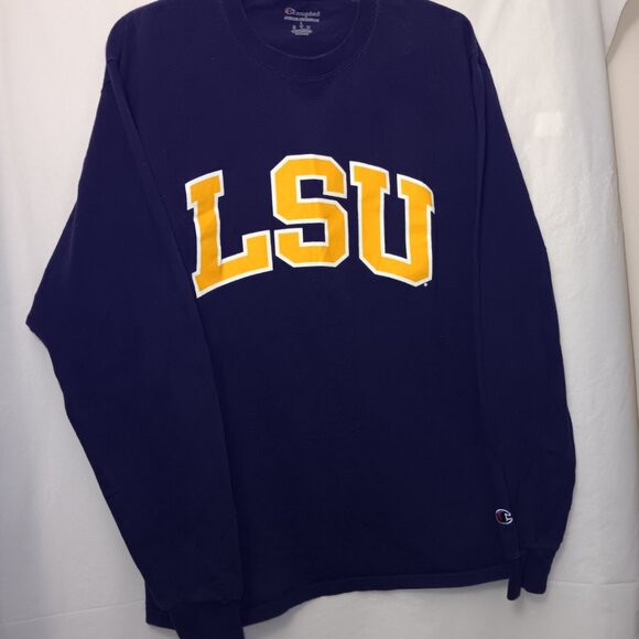 LSU COLLEGE CHAMPION LONG-SLEEVE T-SHIRT - Picture 12 of 13